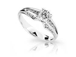 Třpytivý prsten z bílého zlata Z6805-2103-10-X-2