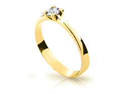 Zásnubní prsten ze žlutého zlata se zirkonem Z6899-1905-10-X-1
