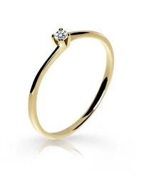 Zásnubný prsteň zo žltého zlata Z6717-2943