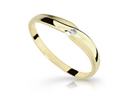 Zlatý zásnubní prsten se zirkonem Z6875–2006-10-X-1