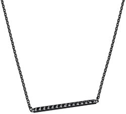 Černý ocelový náhrdelník Edge KJ3CBP100200
