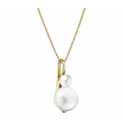 Dlouhý náhrdelník s perlovým přívěskem Jazzy KJCEJP140100