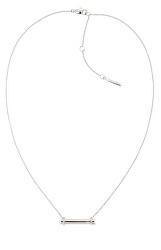Elegantný oceľový náhrdelník Elongated Linear 35000013