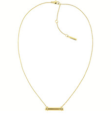 Elegante vergoldete Halskette Elongated Linear 35000015