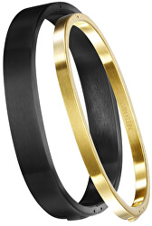 Luxus zweifarbiges Armband KJ06JD21010 schwarz geschnitten