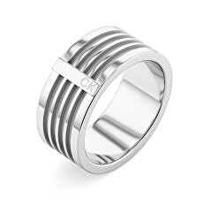 Moderní ocelový prsten pro muže Minimal 35000317
