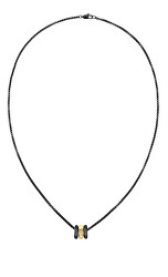 Moderní pánský bicolor náhrdelník Latch 35000259