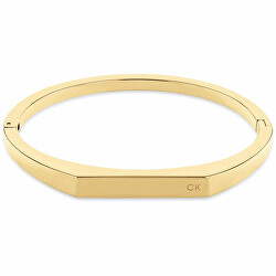 Bracciale rigido placcato oro in acciaio 35000046