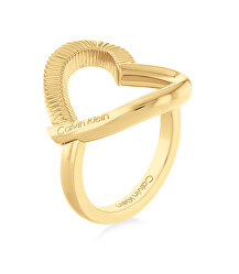 Romantischer vergoldeter Ring Herz 35000438