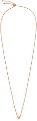 Růžově pozlacený náhrdelník s třpytivým přívěskem Brilliant KJ8YPN140100