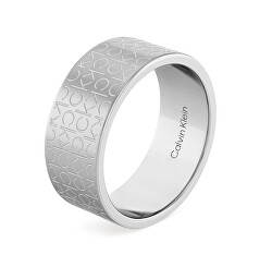 Stylový ocelový prsten pro muže Iconic 35000437