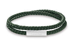 Elegante bracciale in pelle da uomo 35100018