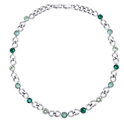 Elegantní náhrdelník s krystaly Solara 12295.GRE.E