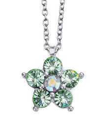 Hravý náhrdelník s krystaly Party Flower 30545.PER.R