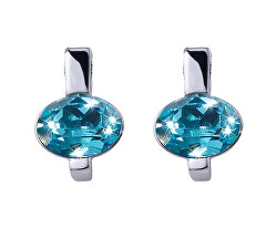 Modische Ohrringe mit blauem Kristall Simply 42204.AQU.R