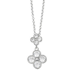 Collana con fiori 32289.WHI.R