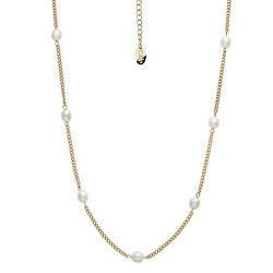 Incantevole collana placcata oro con perle Tide Pearl 12243.EG
