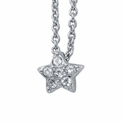 Slušivý náhrdelník s krystaly Hvězdička 32115.R