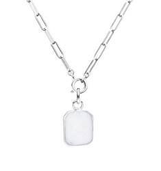 Stylový náhrdelník s perletí Chunky