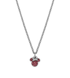 Hravý ocelový náhrdelník Minnie Mouse N600582RPL-B.CS (řetízek, přívěsek)