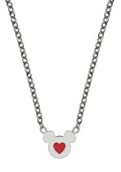 Krásny oceľový náhrdelník Mickey Mouse N600629L-157.CS