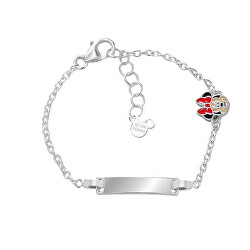 Něžný stříbrný náramek Minnie Mouse BS00096SL-47.CS