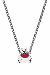 Ocelový náhrdelník s přívěskem Medvídka Pú Winnie the Pooh N600632L-157.CS