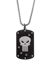 Pánský náhrdelník z oceli Punisher Marvel C600693L-M.CS