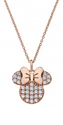 Pôvabný bronzový náhrdelník Minnie Mouse N902192PZWL-18 (retiazka, prívesok)