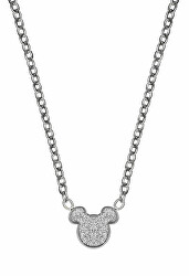 Pôvabný oceľový náhrdelník Mickey Mouse N600628L-157 (retiazka, prívesok)