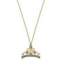 Pôvabný pozlátený náhrdelník Princess NS00020YZBL-157.CS (retiazka, prívesok)