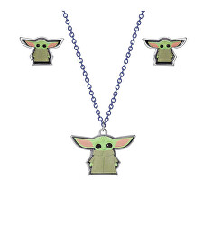 Set adorabile di collana e gli orecchini da ragazza The Child (Baby Yoda) SH00594L