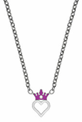Slušivý oceľový náhrdelník Princess N600626RWL-157.CS