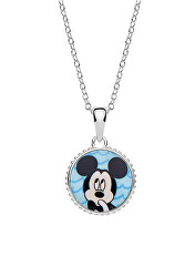 Stříbrný náhrdelník Mickey Mouse CS00017SL-P.CS (řetízek, přívěsek)