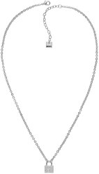 Halskette mit schimmerndem hängendem Schloss 5520104