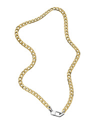 Nadčasový pozlacený bicolor náhrdelník DX1438931