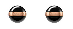 ElegantOrecchini a bottone in ceramica nera Aspiration DW00400151