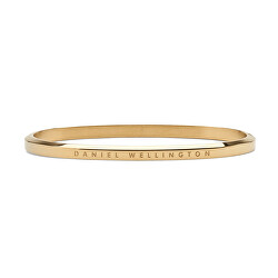 Elegantní pevný pozlacený náramek Classic DW004016