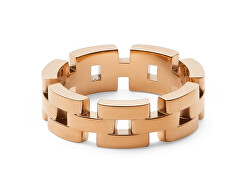 Fashion pozlacený prsten 3-Link DW0040096