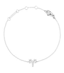 Ocelový řetízkový náramek znamení Beran Crystal Zodiac DW00400931