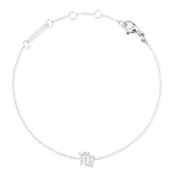 Ocelový řetízkový náramek znamení Panna Crystal Zodiac DW00400936