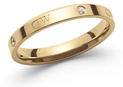 Originální pozlacený prsten s krystaly Classic Lumine DW0040028