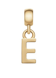 Pozlacený přívěsek písmeno "E" Charms DW00400488