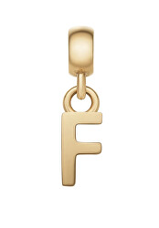 Pozlacený přívěsek písmeno "F" Charms DW00400489
