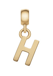 Pozlacený přívěsek písmeno "H" Charms DW00400491