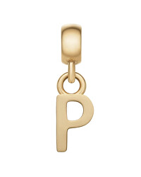 Pozlacený přívěsek písmeno "P" Charms DW00400499