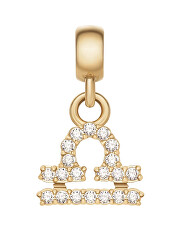 Pozlacený přívěsek s krystaly Váhy Crystal Zodiac DW00400761