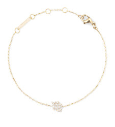 Pozlacený řetízkový náramek znamení Panna Crystal Zodiac DW00400912