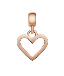 Srdíčkový přívěsek z pozlacené oceli Charms DW00400428