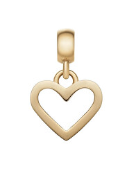 Srdíčkový přívěsek z pozlacené oceli Charms DW00400433